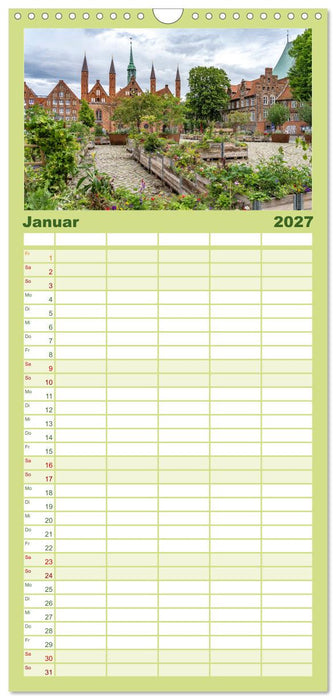 Schleswig-Holstein - Hansestadt Lübeck (CALVENDO Familienplaner 2027)