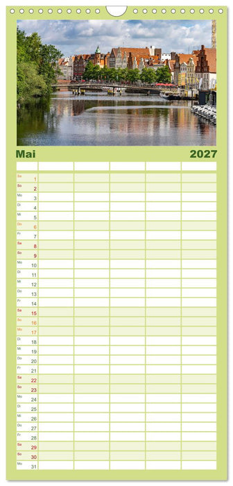 Schleswig-Holstein - Hansestadt Lübeck (CALVENDO Familienplaner 2027)