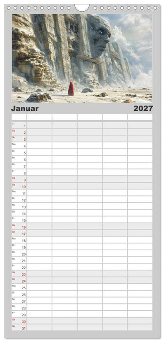 Mystische rätselhafte Orte (CALVENDO Familienplaner 2027)