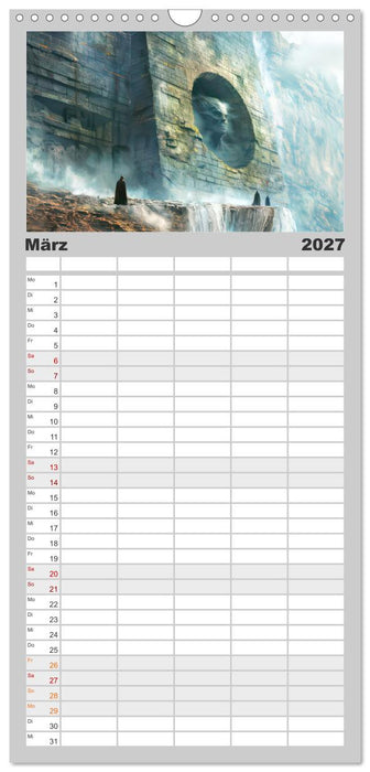 Mystische rätselhafte Orte (CALVENDO Familienplaner 2027)