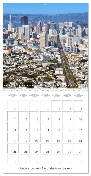 SAN FRANCISCO Highlights (CALVENDO Monthly Calendar 2027)