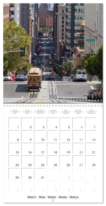 SAN FRANCISCO Highlights (CALVENDO Monthly Calendar 2027)