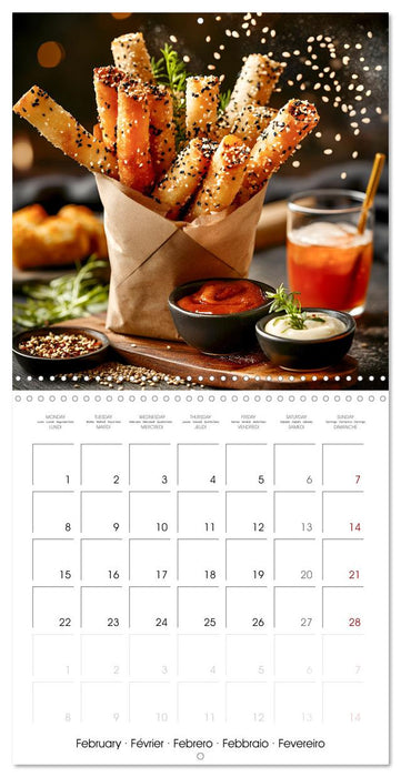 Fast Food Fiesta: 365 Days of Fast Food Delights (CALVENDO Monthly Calendar 2027)