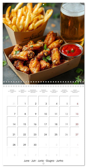 Fast Food Fiesta: 365 Days of Fast Food Delights (CALVENDO Monthly Calendar 2027)