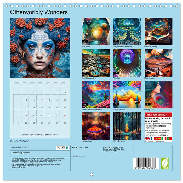 Otherworldly Wonders (CALVENDO Monthly Calendar 2027)