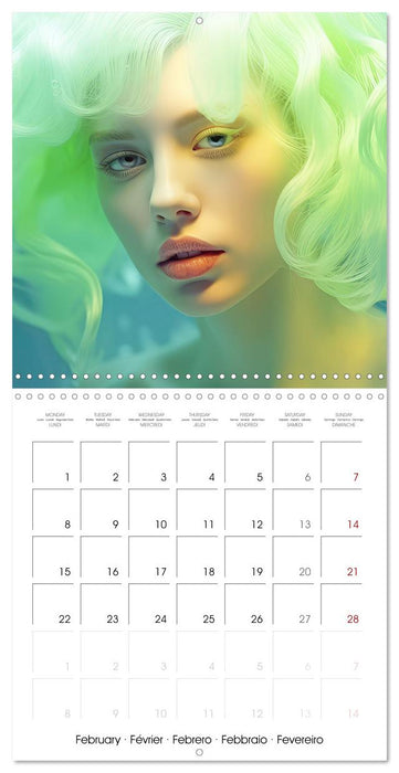 Fascination artful hair (CALVENDO Monthly Calendar 2027)
