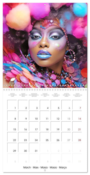 Fascination artful hair (CALVENDO Monthly Calendar 2027)
