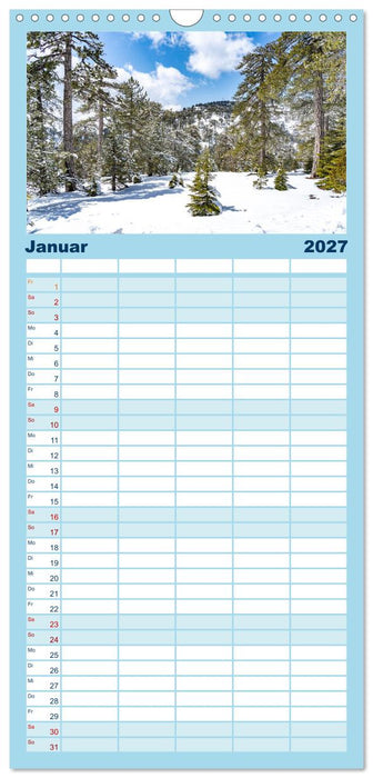 Trauminsel Zypern (CALVENDO Familienplaner 2027)