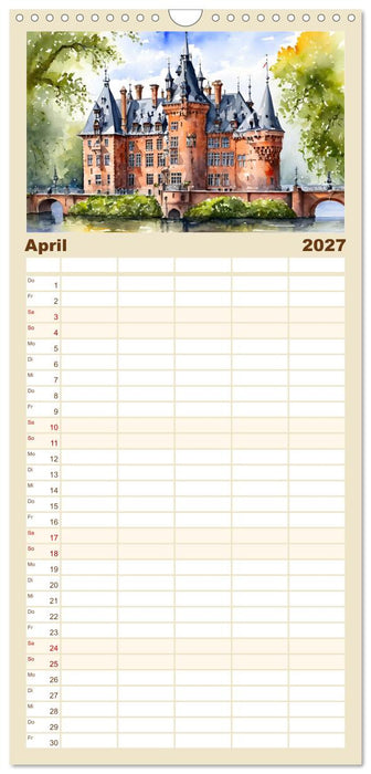 Zauberhafte Niederlande (CALVENDO Familienplaner 2027)