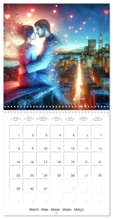 Les liens de l'amour (CALVENDO Calendrier mensuel 2027)