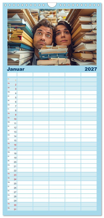 Ich liebe jeden Tag im Büro (CALVENDO Familienplaner 2027)
