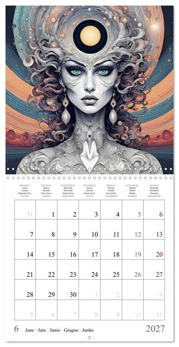 Univers Enchanteresses (CALVENDO Calendrier mensuel 2027)