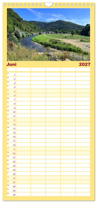 Erlebe mit mir die Wanderregionen im Ahrtal - Altenahr (CALVENDO Familienplaner 2027)