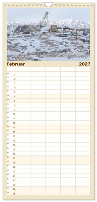 Wo der Wind Wohnt, Amerikas Lost Places (CALVENDO Familienplaner 2027)