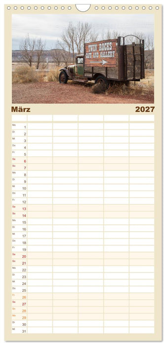 Wo der Wind Wohnt, Amerikas Lost Places (CALVENDO Familienplaner 2027)