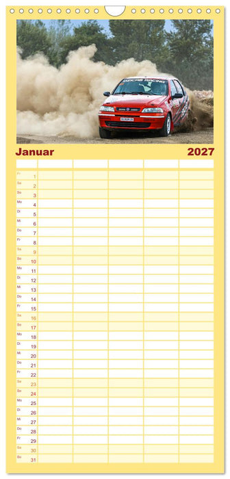 Rally Ikonen (CALVENDO Familienplaner 2027)