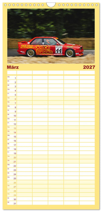 Rally Ikonen (CALVENDO Familienplaner 2027)