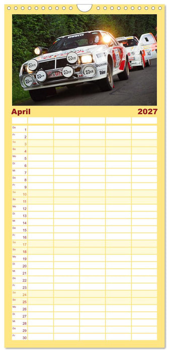 Rally Ikonen (CALVENDO Familienplaner 2027)