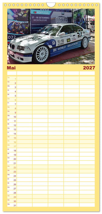 Rally Ikonen (CALVENDO Familienplaner 2027)