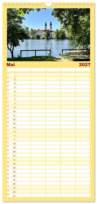 Süddeutschland im Fokus (CALVENDO Familienplaner 2027)