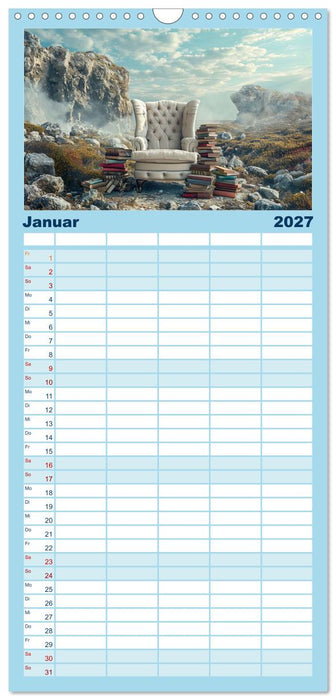 Sesselgeschichten (CALVENDO Familienplaner 2027)