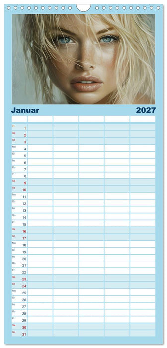 Magische Frauen Portraits (CALVENDO Familienplaner 2027)