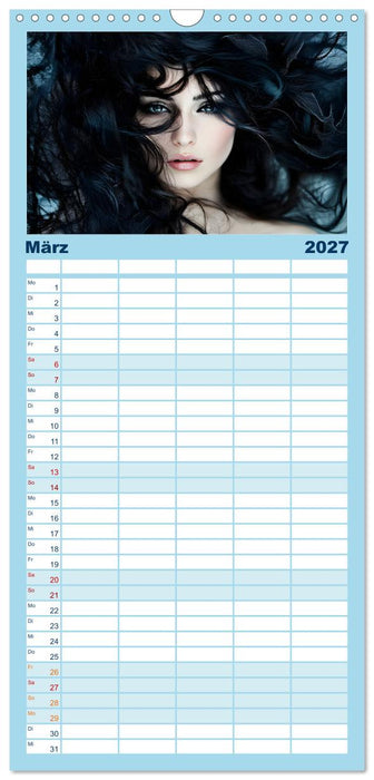 Magische Frauen Portraits (CALVENDO Familienplaner 2027)