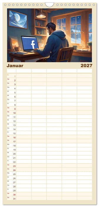 Du bist nicht alleine! (CALVENDO Familienplaner 2027)