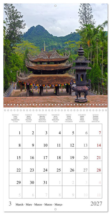 Colours of Vietnam (CALVENDO Monthly Calendar 2027)