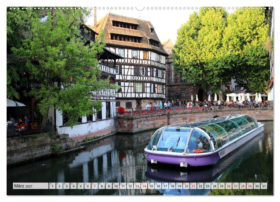 Straßburg - Rund um La Petite France (CALVENDO Wandkalender 2027)