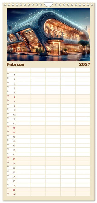 Zukunftsvision Megacity (CALVENDO Familienplaner 2027)