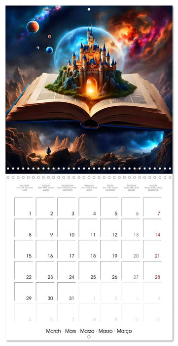 Fantastic surreal book worlds (CALVENDO Monthly Calendar 2027)