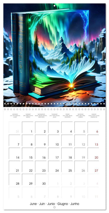 Fantastic surreal book worlds (CALVENDO Monthly Calendar 2027)