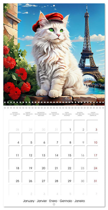 Cute pets discover the world (CALVENDO Monthly Calendar 2027)