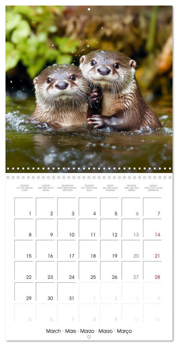 Cute Otter Moments (CALVENDO Monthly Calendar 2027)