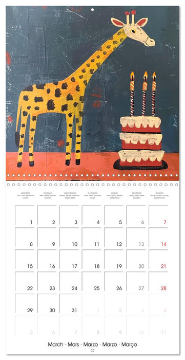 When Animals Celebrate (CALVENDO Monthly Calendar 2027)