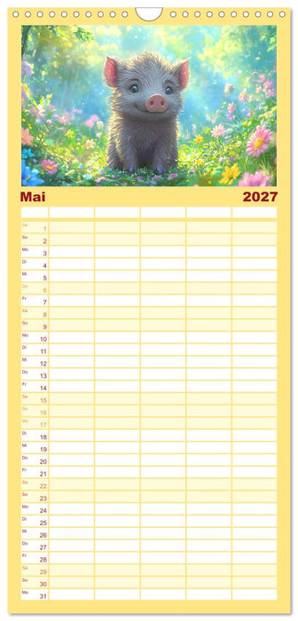 Willkommen im Wunderwald. Zauberhafte Abenteuer mit tierischen Freunden (CALVENDO Familienplaner 2027)