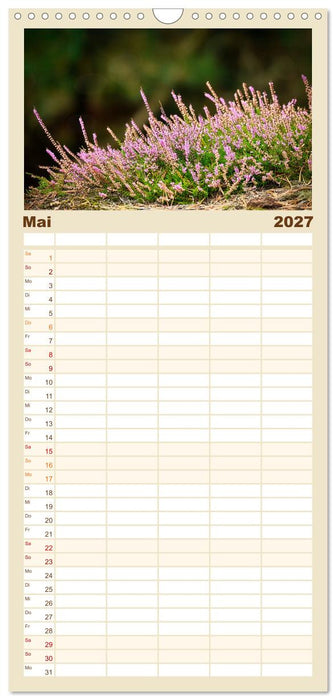 Lüneburger Südheide (CALVENDO Familienplaner 2027)