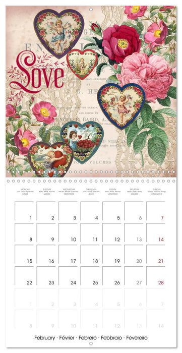 Dans le jardin de Monsieur Pierre-Joseph Redouté (CALVENDO Calendrier mensuel 2027)