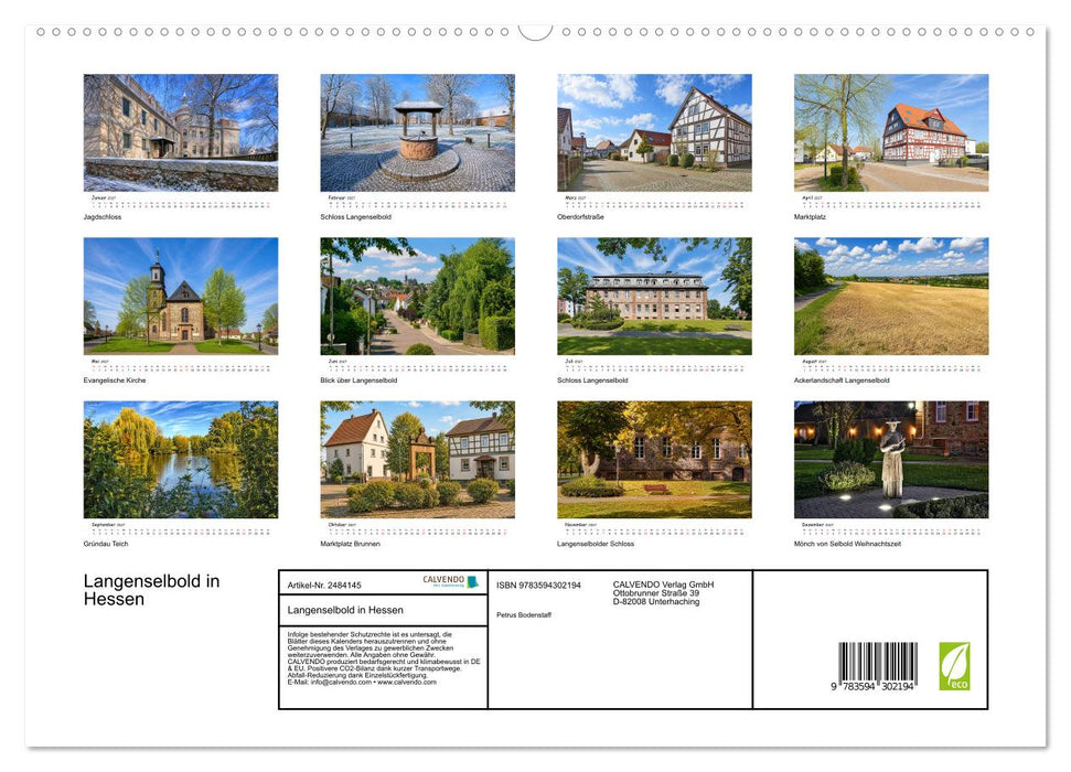 Langenselbold in Hessen (CALVENDO Premium Wandkalender 2027)