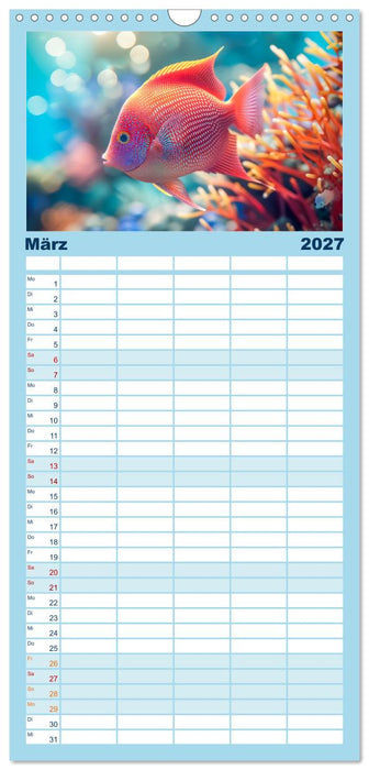Exotische Fische (CALVENDO Familienplaner 2027)