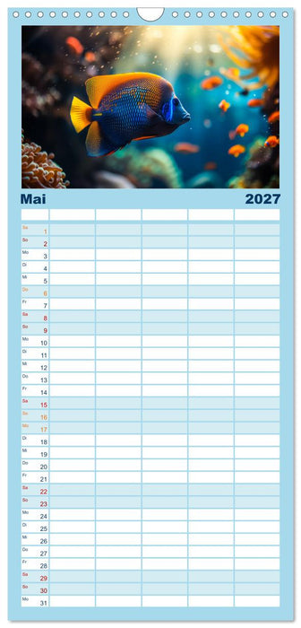 Exotische Fische (CALVENDO Familienplaner 2027)