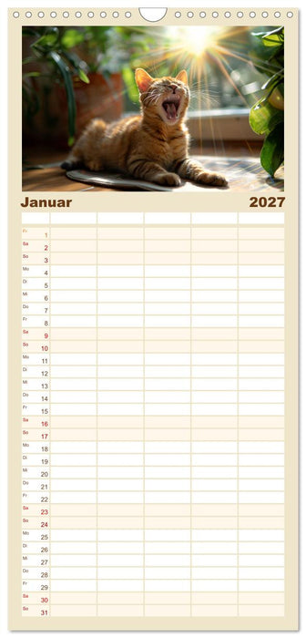 Ansteckend müde! (CALVENDO Familienplaner 2027)