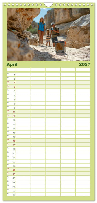 Der Geocaching Found it Kalender (CALVENDO Familienplaner 2027)