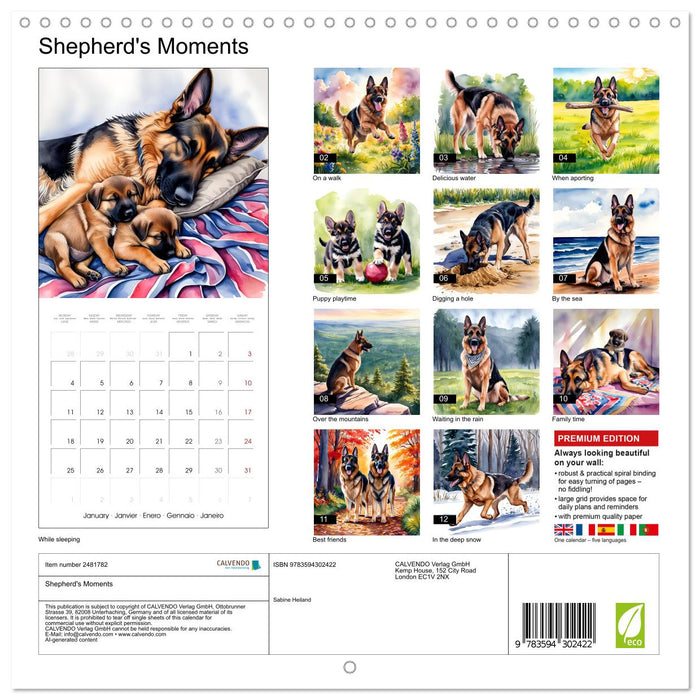 Shepherd's Moments (CALVENDO Monthly Calendar 2027)