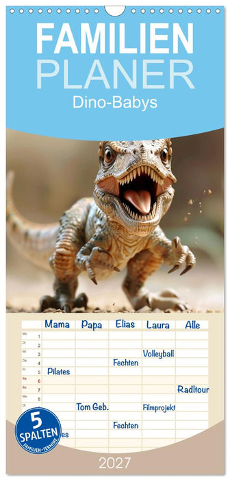 Dino-Babys (CALVENDO Familienplaner 2027)