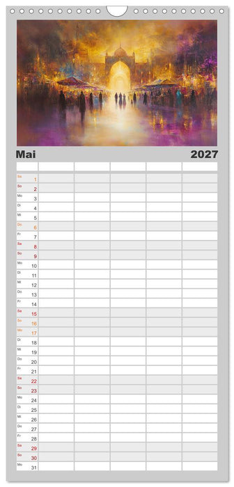Visionen aus 1001 Nacht (CALVENDO Familienplaner 2027)