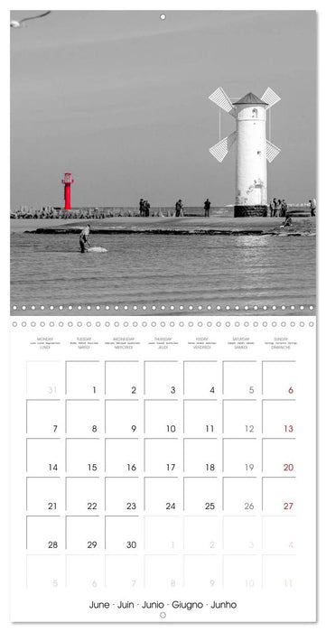 Red spots around the world (CALVENDO Monthly Calendar 2027)