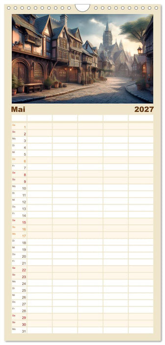 Landschaft romantisch gesehen (CALVENDO Familienplaner 2027)