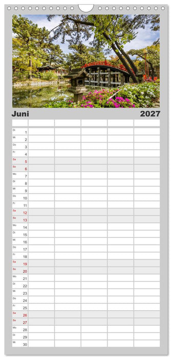 JAPAN Reise durch Zeit und Schönheit (CALVENDO Familienplaner 2027)